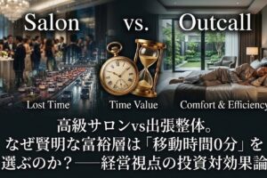 高級サロンvs出張整体。なぜ賢明な富裕層は「移動時間0分」を選ぶのか？──経営視点の投資対効果論
