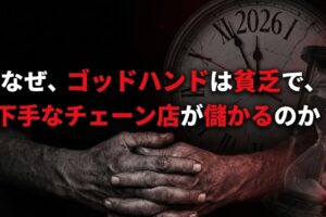 なぜ、ゴッドハンドは貧乏で、下手なチェーン店が儲かるのか？