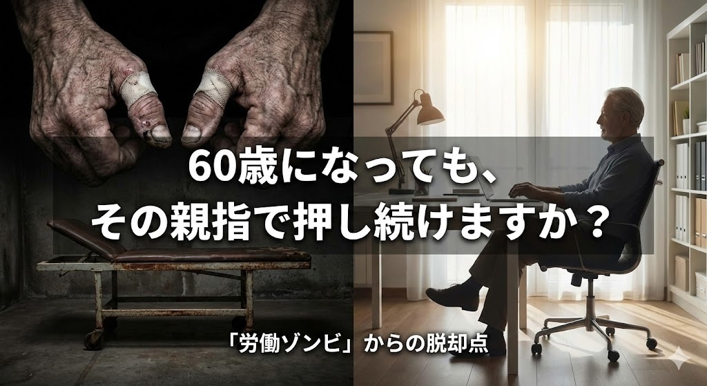 60歳になっても、その親指で押し続けますか？